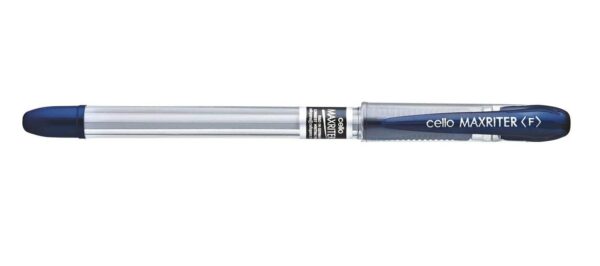 Cello Maxriter Ball Pen | Pack of 10 | Blue Ball Pens | Lightweight Ball Pens for Pressure Free & Fine Writing | Elasto Grip for Comfort | Ball Pens with Lubriflow Ink System Pens - Image 2