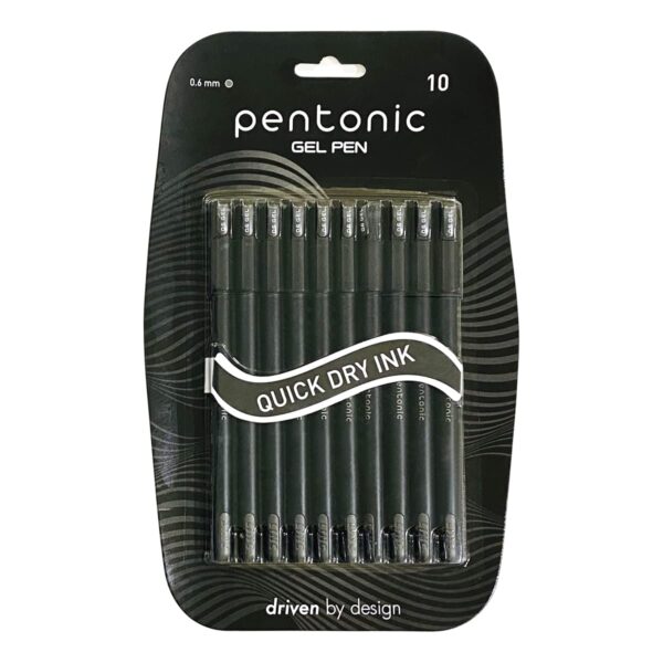 Pentonic Black Gel Pen